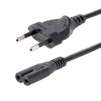 StarTech.com Cable de 1m de Alimentación para Portátiles, Enchufe UE a C7, 2,5A 25 StarTech.com Cable de 1m de Alimentación para Portátiles, Enchufe UE a C7, 2,5A 25