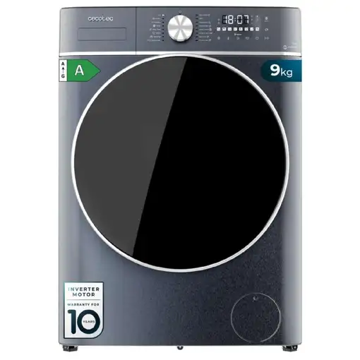 Cecotec Lavadora 9Kg Carga Frontal DressCode 9800 Inverter Ice Blue A. 2000W Cecotec Lavadora 9Kg Carga Frontal DressCode 9800 Inverter Ice Blue A. 2000W