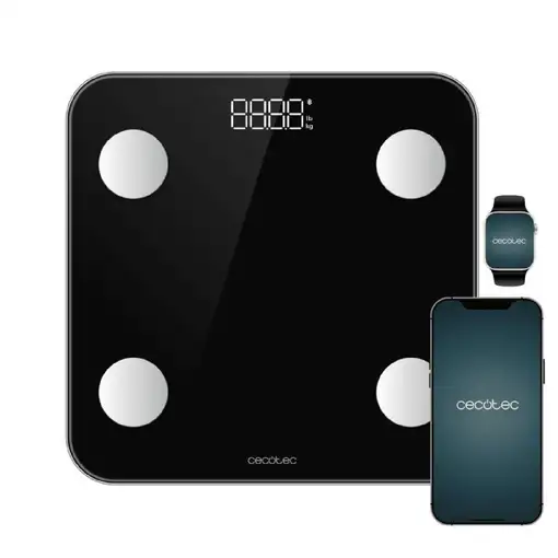 Cecotec Surface Precision Plaza Negro Báscula personal electrónica Cecotec Surface Precision Plaza Negro Báscula personal electrónica