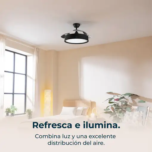 Cecotec Ventilador de Techo Aero 4200 Invisible Black
