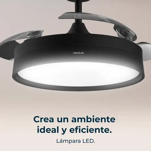 Cecotec Ventilador de Techo Aero 4200 Invisible Black