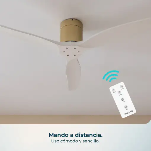 Cecotec Ventilador de Techo con Mando a Distancia de 52