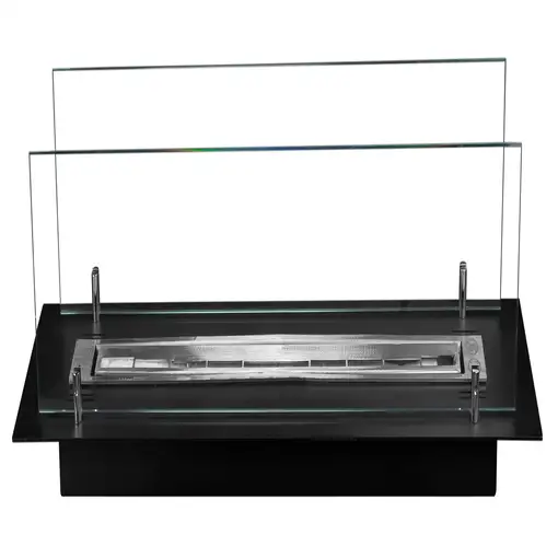Chimenea bioetanol empotrable 100 cm con cristales