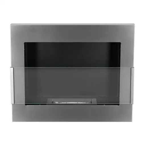Chimenea bioetanol inox 65x40 cm con cristal