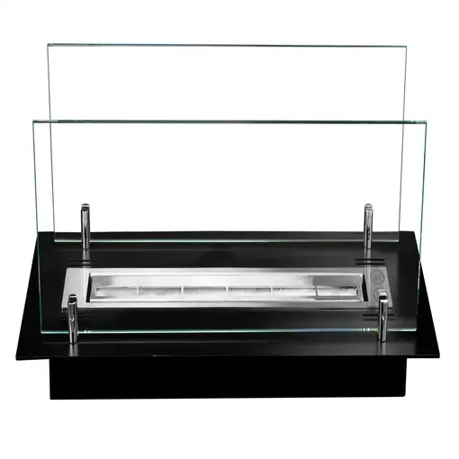 Chimenea bioetanol empotrable 65 cm con cristales
