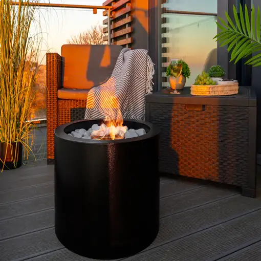 Chimenea bioetanol moon negra 47,5 cm Chimenea bioetanol moon negra 47,5 cm