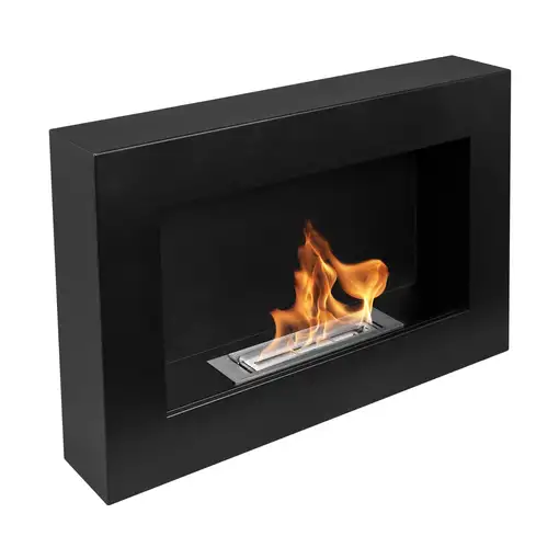 Chimenea bioetanol box negra 65x40 cm Chimenea bioetanol box negra 65x40 cm