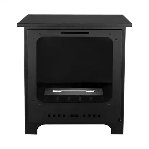 Chimenea bioetanol koza mini negra con cristal