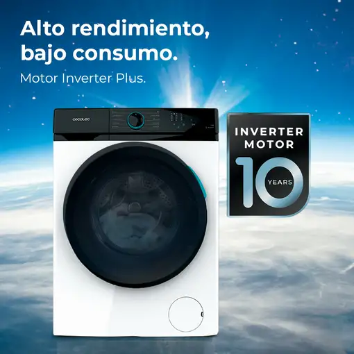 Lavadora carga frontal 6 kg 1200 RPM Blanco A01_EU01_103799 CECOTEC