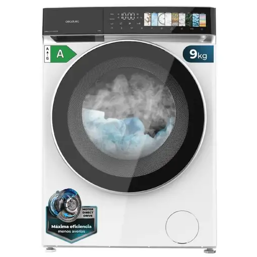 Lavadora carga frontal 9 kg 1400 RPM Blanco A01_EU01_104029 CECOTEC Lavadora carga frontal 9 kg 1400 RPM Blanco A01_EU01_104029 CECOTEC