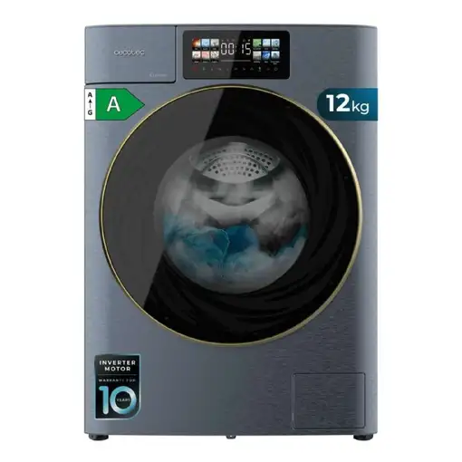 Lavadora carga frontal 12 kg 1400 RPM Titanio 00212 CECOTEC Lavadora carga frontal 12 kg 1400 RPM Titanio 00212 CECOTEC