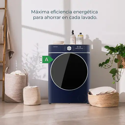 Cecotec Lavadora de carga frontal Bolero DressCode 8800 Inverter Ice Blue A