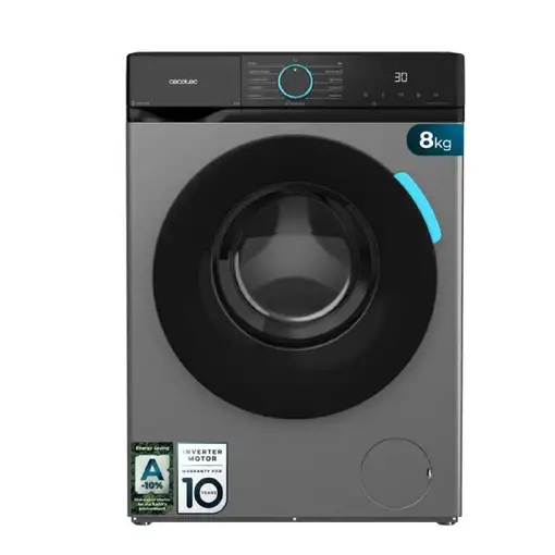 Cecotec Lavadora 8Kg Carga Frontal Bolero DressCode 8160 Inverter Steel