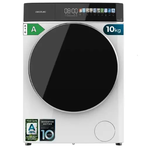 Lavadora carga frontal 10 kg 1400 RPM Blanco 01298 CECOTEC Lavadora carga frontal 10 kg 1400 RPM Blanco 01298 CECOTEC