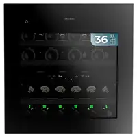 Cecotec Bolero GrandSommelier Duo 36000 Nevera de vino Integrado Negro 36 botella( Cecotec Bolero GrandSommelier Duo 36000 Nevera de vino Integrado Negro 36 botella(