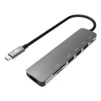 Celly PROHUB7IN1 Alámbrico USB 3.2 Gen 1 (3.1 Gen 1) Type-C Gris