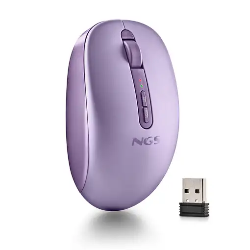 Ratón inalámbrico FOG DUAL PURPLE compatible con tecnología Bluetooth 5.4