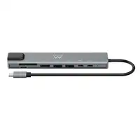 Ewent EW1146 base para portátil y replicador de puertos Alámbrico USB 3.2 Gen 1 (3