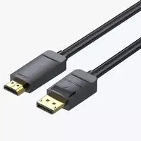 Vention HAGBI adaptador de cable de vídeo 3 m DisplayPort HDMI Negro Vention HAGBI adaptador de cable de vídeo 3 m DisplayPort HDMI Negro