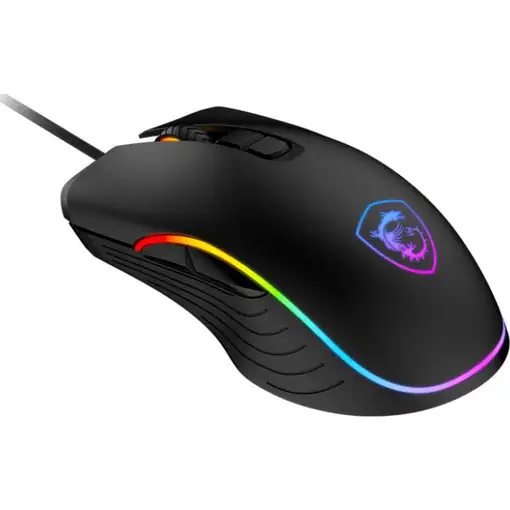 MSI FORGE GM300 ratón Juego Ambidextro USB tipo A Óptico 7200 DPI