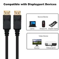 Ewent EC1406 cable DisplayPort 2 m Negro