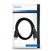 Ewent EC1407 cable DisplayPort 3 m Negro