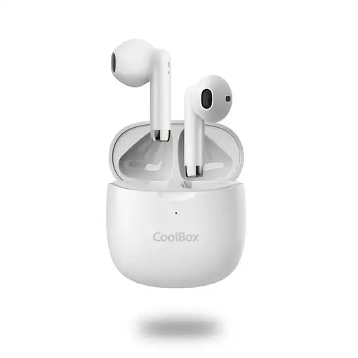 CoolBox AURICULARES BLUETOOTH CON MICROFONO TWS-01 BLANCO True Wireless Stereo (TW