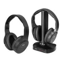 Trevi FRS 1580 TW Auriculares Inalámbrico y alámbrico Diadema TV Negro