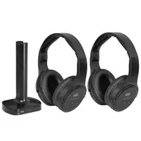 Trevi FRS 1580 TW Auriculares Inalámbrico y alámbrico Diadema TV Negro