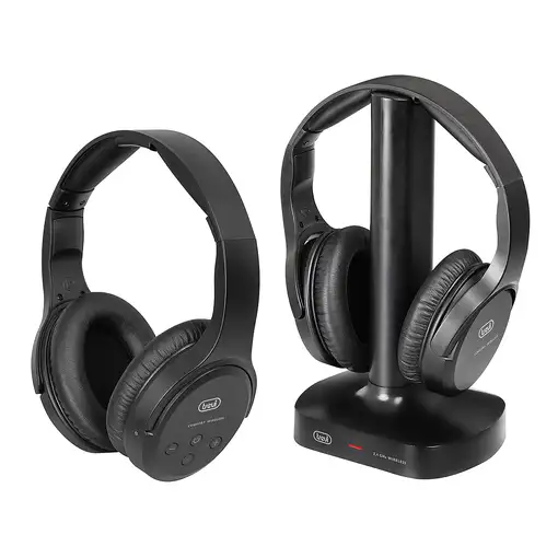 Trevi FRS 1580 TW Auriculares Inalámbrico y alámbrico Diadema TV Negro