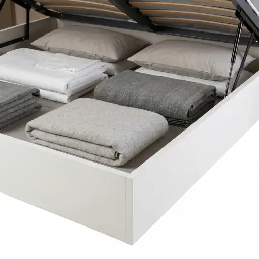 Canapé somier 105x200cm royal sleep blanco montaje incluido