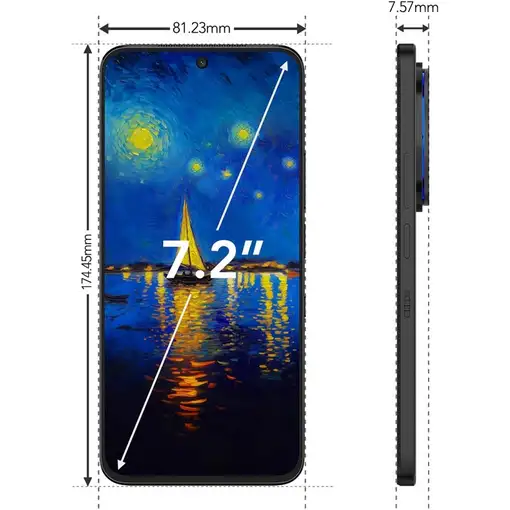 Smartphone 60 12 + 512GB Negro TCL