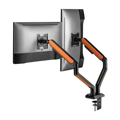 AISENS Soporte de Mesa RGB Gaming contrapeso giratorio e inclinable para Monitor/T