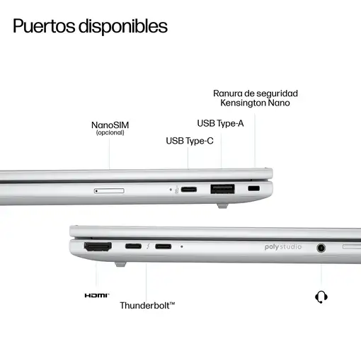 HP EliteBook portátil EliteBook 8 G1i 14 Next Gen AI PC Wolf Pro Security Edition