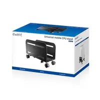 Ewent EW1291 soporte de CPU Carro para equipo informático Negro