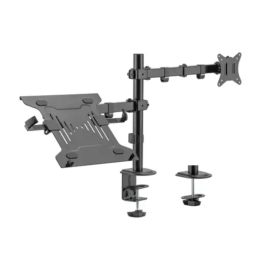 AISENS Soporte de Mesa Giratorio e Inclinable para Portatil y Monitor/TV 9Kg de 17