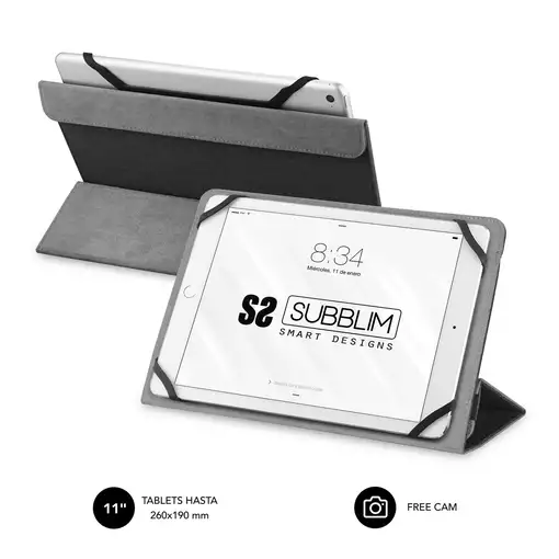 Funda Tablet Universal Freecam Case 9.6\11\  Negro