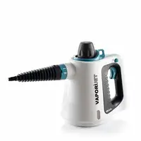 Ariete 4137/00 Limpiador a vapor portátil 0,25 L 1050 W Negro, Turquesa, Blanco