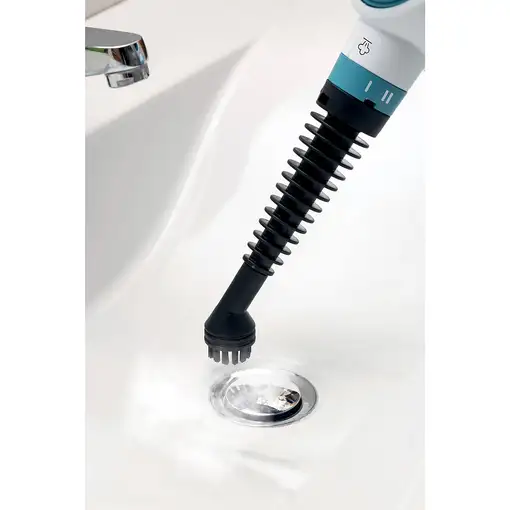 Ariete 4137/00 Limpiador a vapor portátil 0,25 L 1050 W Negro, Turquesa, Blanco