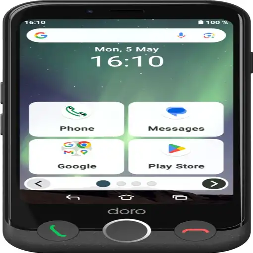 Smartphone Aurora 4 + 64GB Grafito DORO