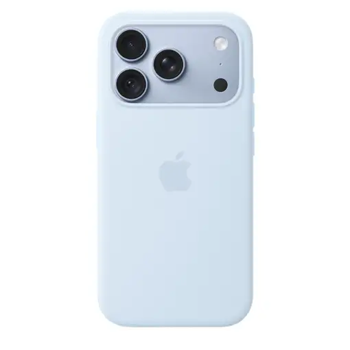 Apple Funda de silicona con MagSafe para el iPhone 18 Pro - Azul fresco Apple Funda de silicona con MagSafe para el iPhone 18 Pro - Azul fresco