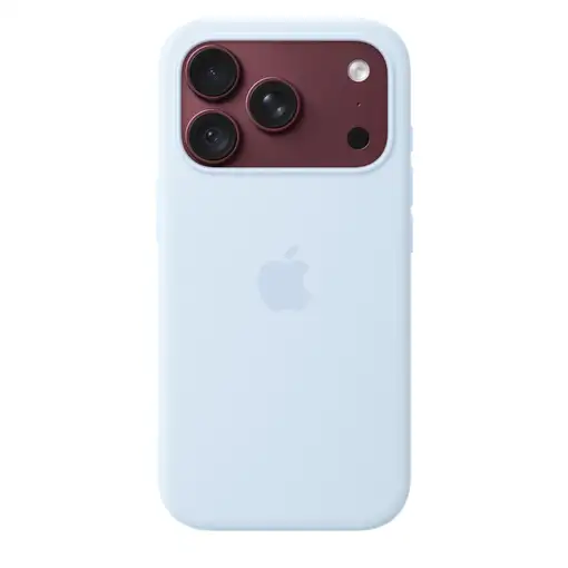 Apple Funda de silicona con MagSafe para el iPhone 18 Pro - Azul fresco