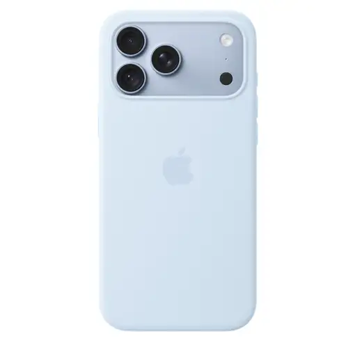 Apple Funda de silicona con MagSafe para el iPhone 18 Pro Max- Azul fresco Apple Funda de silicona con MagSafe para el iPhone 18 Pro Max- Azul fresco