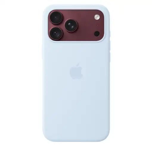 Apple Funda de silicona con MagSafe para el iPhone 18 Pro Max- Azul fresco