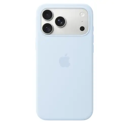 Apple Funda de silicona con MagSafe para el iPhone 18 Pro Max- Azul fresco