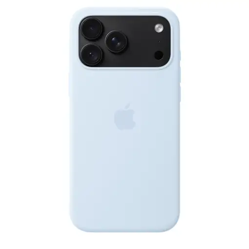Apple Funda de silicona con MagSafe para el iPhone 18 Pro Max- Azul fresco