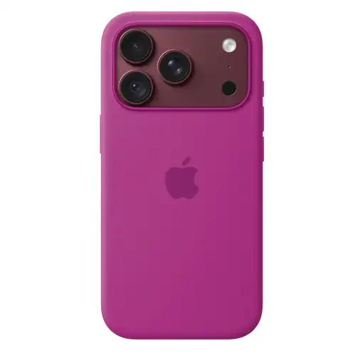 Apple Funda de silicona con MagSafe para el iPhone 18 Pro - Magenta Apple Funda de silicona con MagSafe para el iPhone 18 Pro - Magenta
