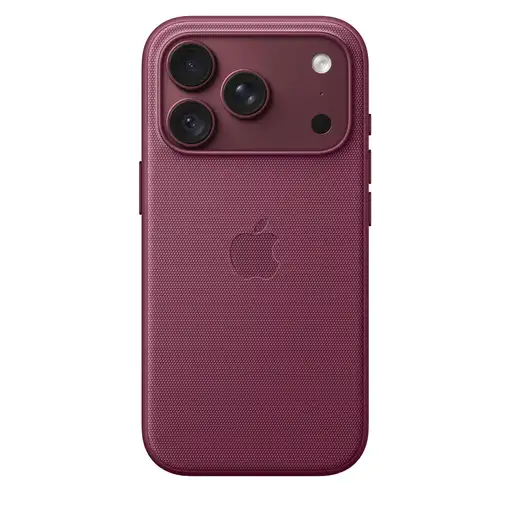 Apple Funda de trenzado técnico con MagSafe para el iPhone 18 Pro - Rojo mora Apple Funda de trenzado técnico con MagSafe para el iPhone 18 Pro - Rojo mora