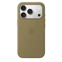 Apple Funda de silicona con MagSafe para el iPhone 18 Pro - Verde oliva Apple Funda de silicona con MagSafe para el iPhone 18 Pro - Verde oliva