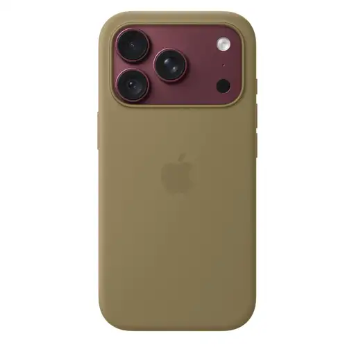 Apple Funda de silicona con MagSafe para el iPhone 18 Pro - Verde oliva